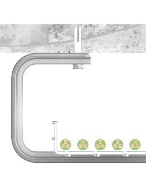 Support Plafond Omega SPLUS